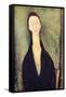 Madame Hanka Zborowska, 1918-Amedeo Modigliani-Framed Stretched Canvas