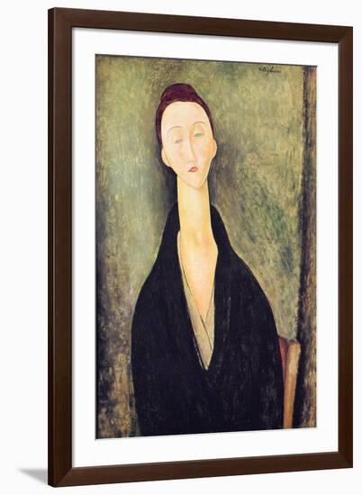 Madame Hanka Zborowska, 1918-Amedeo Modigliani-Framed Giclee Print