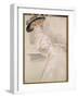 Madame Helleu in a Hat-Paul Cesar Helleu-Framed Giclee Print