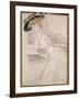 Madame Helleu in a Hat-Paul Cesar Helleu-Framed Giclee Print