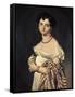 Madame Henri-Philippe-Joseph Panckouke-Jean-Auguste-Dominique Ingres-Framed Stretched Canvas