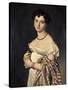 Madame Henri-Philippe-Joseph Panckouke-Jean-Auguste-Dominique Ingres-Stretched Canvas