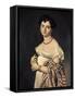 Madame Henri-Philippe-Joseph Panckouke-Jean-Auguste-Dominique Ingres-Framed Stretched Canvas