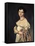 Madame Henri-Philippe-Joseph Panckouke-Jean-Auguste-Dominique Ingres-Framed Stretched Canvas