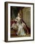 Madame Henriette De France as a Vestal Virgin, C.1749 (Oil on Canvas)-Jean-Marc Nattier-Framed Giclee Print