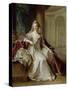 Madame Henriette De France as a Vestal Virgin, C.1749 (Oil on Canvas)-Jean-Marc Nattier-Stretched Canvas