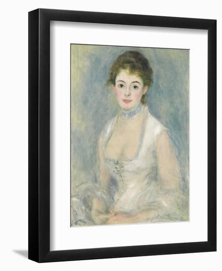 Madame Henriot, C.1876-Pierre-Auguste Renoir-Framed Giclee Print