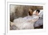 Madame Hubard-Berthe Morisot-Framed Premium Giclee Print