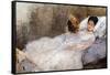 Madame Hubard-Berthe Morisot-Framed Stretched Canvas