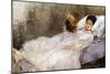 Madame Hubard-Berthe Morisot-Mounted Art Print