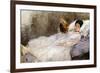 Madame Hubard-Berthe Morisot-Framed Art Print