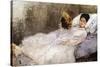 Madame Hubard-Berthe Morisot-Stretched Canvas