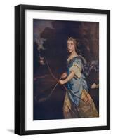 'Madame Jane Kelleway as Diana, 17th century, (1910)-Peter Lely-Framed Giclee Print