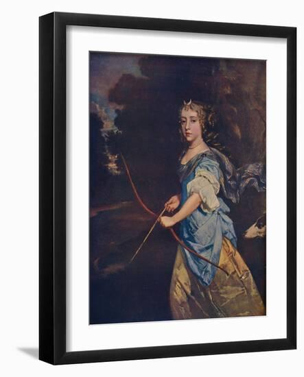 'Madame Jane Kelleway as Diana, 17th century, (1910)-Peter Lely-Framed Giclee Print