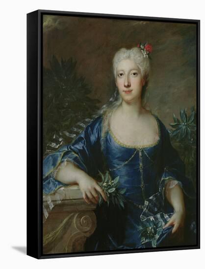 Madame Jean De Julienne, 1722 (Oil on Canvas)-Francois de Troy-Framed Stretched Canvas