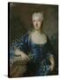 Madame Jean De Julienne, 1722 (Oil on Canvas)-Francois de Troy-Stretched Canvas
