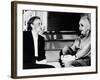 Madame Joliot-Curie and Albert Einstein-null-Framed Photo