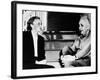 Madame Joliot-Curie and Albert Einstein-null-Framed Photo