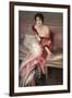 Madame Juillard' in Red, 1912-Giovanni Boldini-Framed Giclee Print