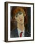 Madame Kisling, 1917-Amedeo Modigliani-Framed Art Print