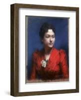 Madame Lambert, 1889-Leon-Augustin Lhermitte-Framed Giclee Print