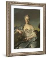 Madame Le Fevre De Caumartin as Hebe, 1753-Jean-Marc Nattier-Framed Art Print