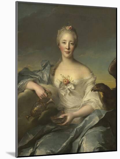 Madame Le Fevre De Caumartin as Hebe, 1753-Jean-Marc Nattier-Mounted Art Print