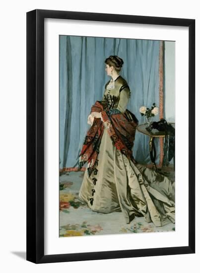 Madame Louis-Joachim Gaudibert-Claude Monet-Framed Premium Giclee Print