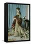 Madame Louis-Joachim Gaudibert-Claude Monet-Framed Stretched Canvas