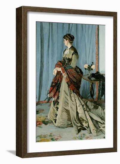 Madame Louis-Joachim Gaudibert-Claude Monet-Framed Giclee Print