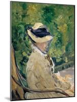 Madame Manet at Bellevue, 1880-Edouard Manet-Mounted Giclee Print