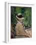 Madame Manet at Bellevue-Edouard Manet-Framed Giclee Print