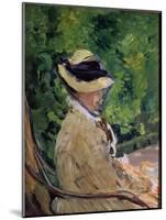 Madame Manet at Bellevue-Edouard Manet-Mounted Giclee Print