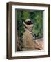 Madame Manet at Bellevue-Edouard Manet-Framed Premium Giclee Print