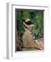 Madame Manet at Bellevue-Edouard Manet-Framed Premium Giclee Print