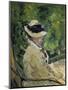 Madame Manet Im Garten Von Bellevue-Edouard Manet-Mounted Premium Giclee Print