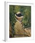 Madame Manet (Née Suzanne Leenhoff-Edouard Manet-Framed Art Print