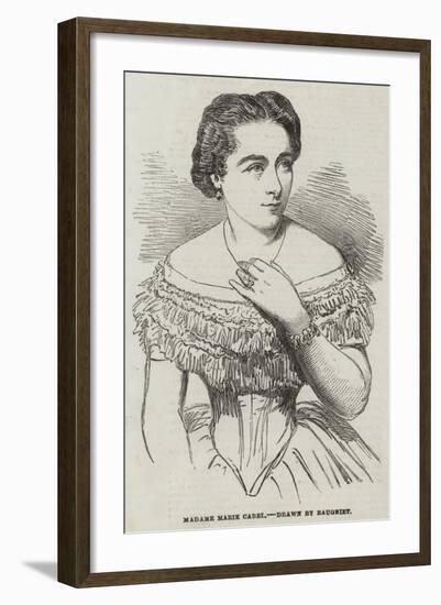 Madame Marie Cabel-Charles Baugniet-Framed Giclee Print