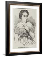 Madame Marie Cabel-Charles Baugniet-Framed Giclee Print