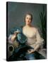 Madame Marie-Henriette Berthelot De Pleneuf-Jean-Marc Nattier-Stretched Canvas