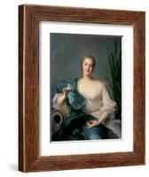 Madame Marie-Henriette Berthelot De Pleneuf-Jean-Marc Nattier-Framed Giclee Print