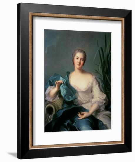 Madame Marie-Henriette Berthelot De Pleneuf-Jean-Marc Nattier-Framed Giclee Print