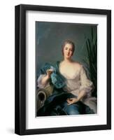 Madame Marie-Henriette Berthelot De Pleneuf-Jean-Marc Nattier-Framed Giclee Print