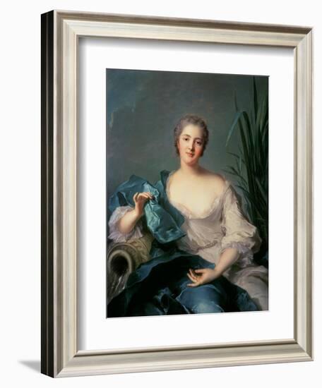 Madame Marie-Henriette Berthelot De Pleneuf-Jean-Marc Nattier-Framed Giclee Print