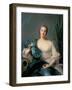 Madame Marie-Henriette Berthelot De Pleneuf-Jean-Marc Nattier-Framed Giclee Print