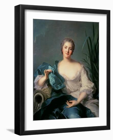 Madame Marie-Henriette Berthelot De Pleneuf-Jean-Marc Nattier-Framed Giclee Print