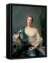 Madame Marie-Henriette Berthelot De Pleneuf-Jean-Marc Nattier-Framed Stretched Canvas