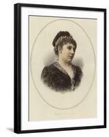 Madame Marie Roze, Prima Donna-null-Framed Giclee Print