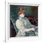 Madame Marthe X ? Bordeaux-Henri de Toulouse-Lautrec-Framed Giclee Print