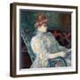 Madame Marthe X ? Bordeaux-Henri de Toulouse-Lautrec-Framed Giclee Print